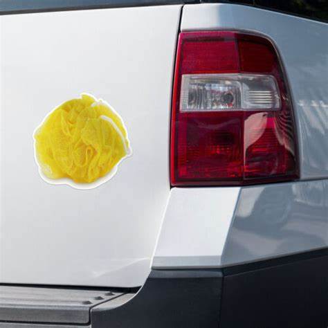 Loofah Car Sticker